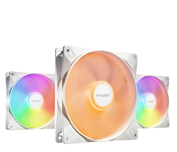BE QUIET! Light Wings LX 140mm High-speed PWM White TriplePack 3x140mm - 1287577 - zdjęcie